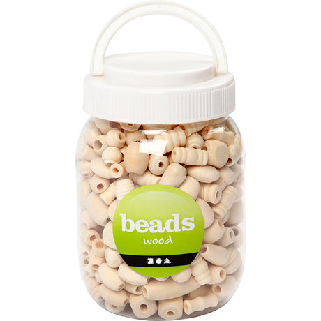 Empresa creativa https: www.cchobby.nl cuentas-de-madera-tamaño-5-28-mm-tamaño-agujero-2-5-3-mm-175-gr-400-ml-1-cubo