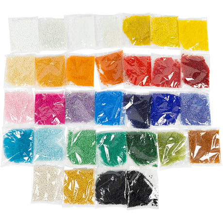 Https: www.cchobby.nl cuentas de semillas-d-1-7-3-4-mm-tamaño-6-0-8-0-12-0-tamaño del agujero-0-5-1-2-mm-los colores-pueden-variar-32x100-gr-1-caja