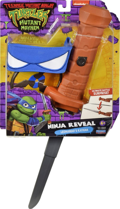 Tortugas ninjas mutantes adolescentes - leonardo transformando la espada katana