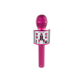 Micrófono de fiesta bluetooth Idance rosa | 2 piezas