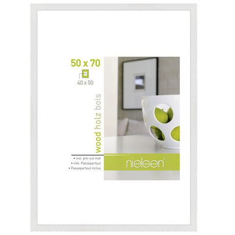 Nielsen design marco de fotos nielsen 8988032 apollon blanco 50x70 40x50 cm