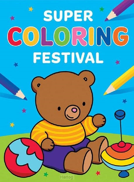 Libro para colorear Deltas Super Coloring Festival