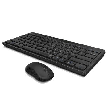 Rapoo combo inalámbrico teclado y ratón multimodo 8000m negro qwerty us