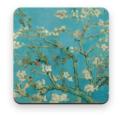 Posavasos van gogh almendro en flor 9,5x9,5cm