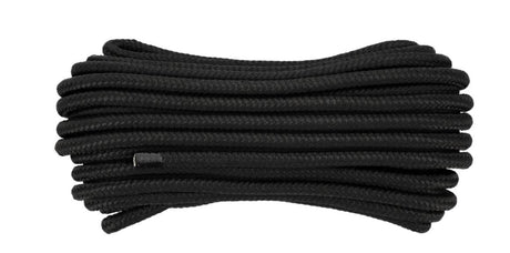 Vorel gevlochten touw 12mm 20m zwart