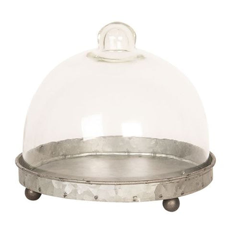 Clayre eef campana campana 6gl2492 gris transparente 16x15 cm