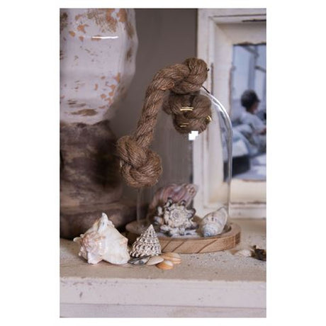 Clayre eef 6gl2220 campana de cristal transparente 12x19 cm