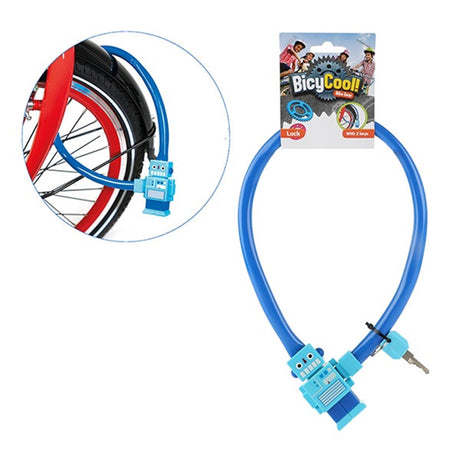 Toi-toys toi toys bicycool candado para bicicleta figura robot azul