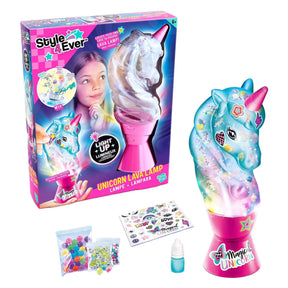 Lámpara de lava estilo 4 ever unicornio