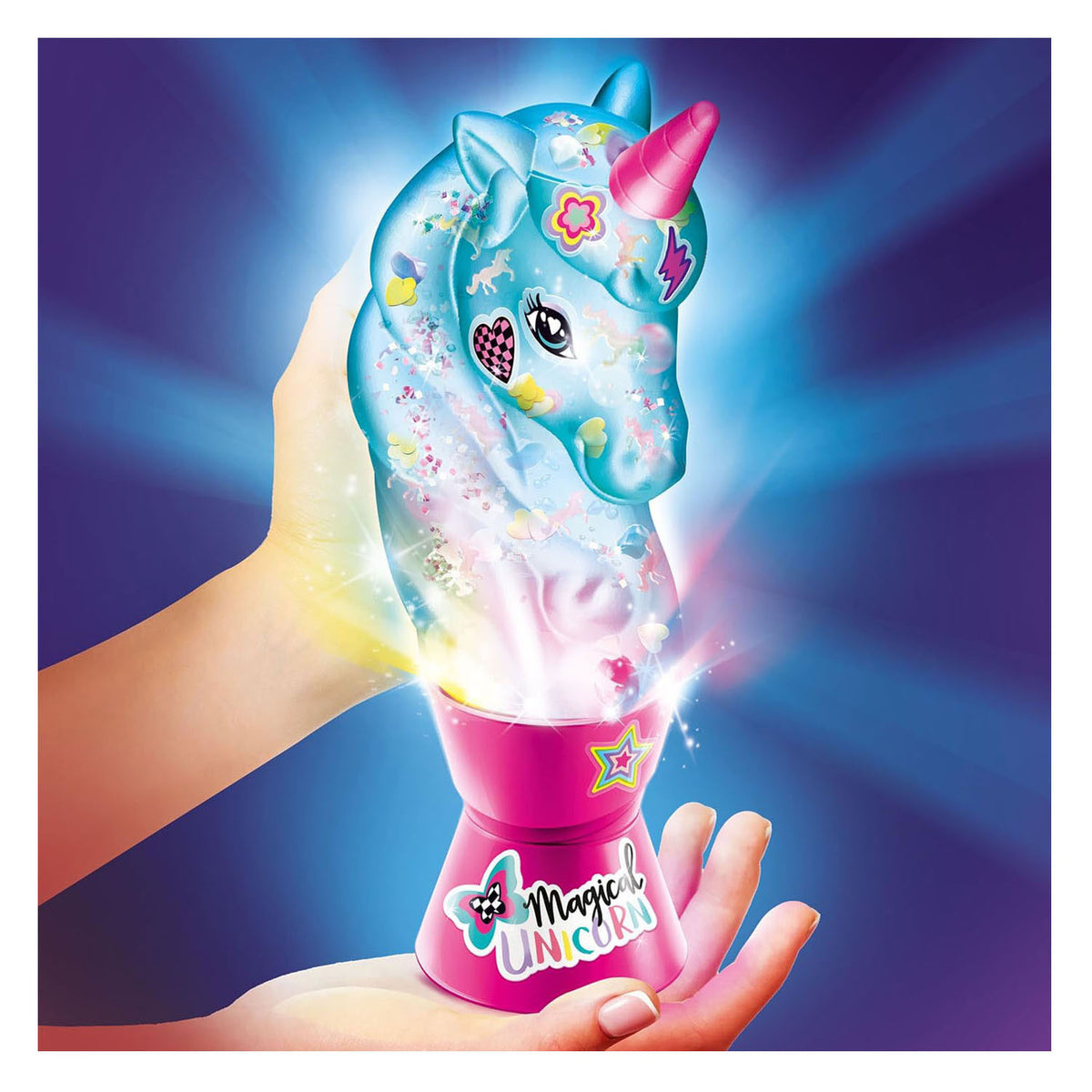 Lámpara de lava estilo 4 ever unicornio