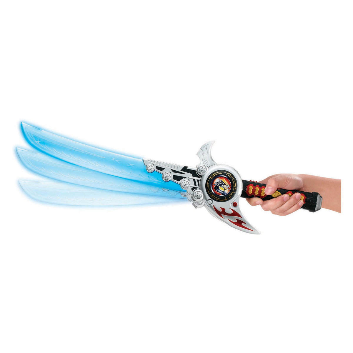 Espada de tiro de disco de poder para niños felices