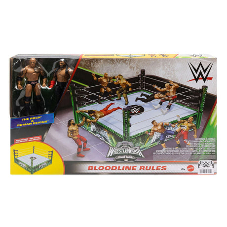Mattel ring de lucha wwe con 2 figuras de juego