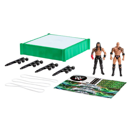 Mattel ring de lucha wwe con 2 figuras de juego