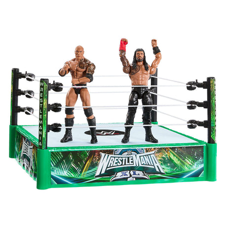 Mattel ring de lucha wwe con 2 figuras de juego