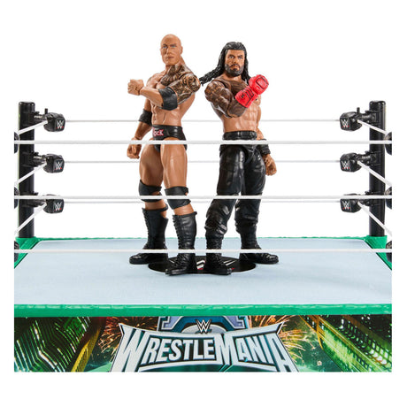 Mattel ring de lucha wwe con 2 figuras de juego