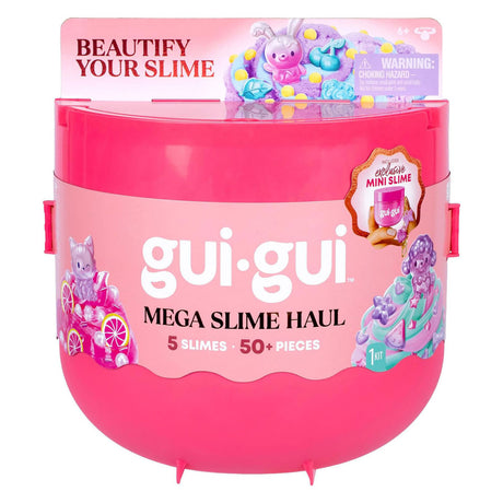 Moose toys gui gui mega slime haul - maak 5 sprankelende en geurende slimes