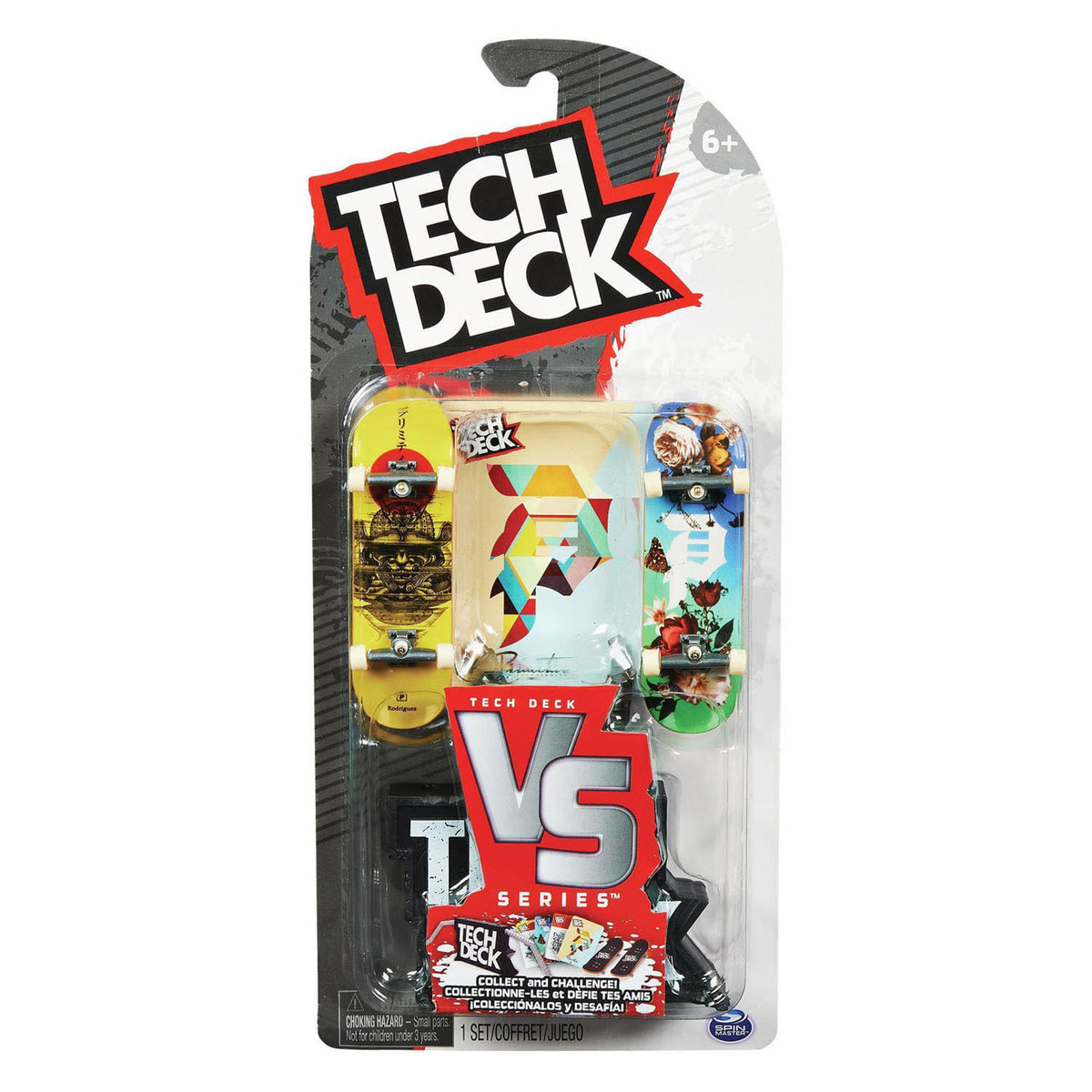 Spin master tech deck versus serie con patinetas de 2 dedos
