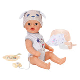Bebé nacido perro lukas de tacto suave - 36cm