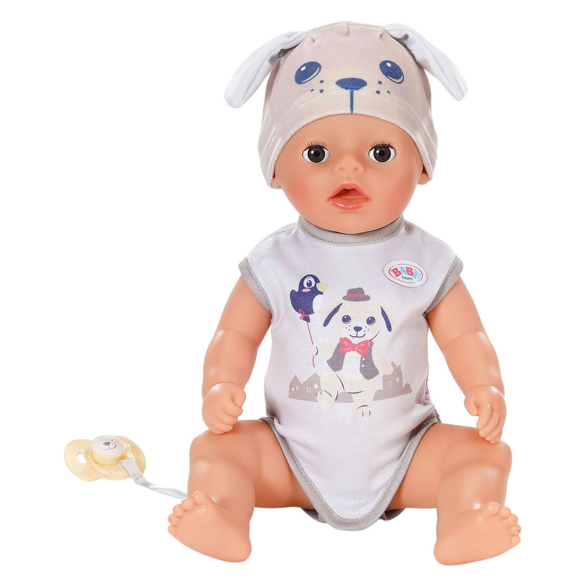 Bebé nacido perro lukas de tacto suave - 36cm