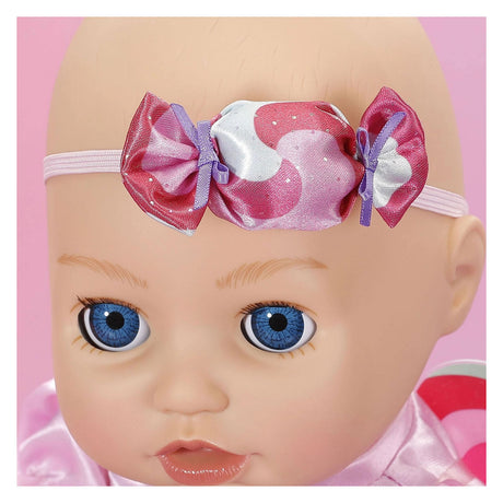 Conjunto de muñeca para bebé, vestido colorido de caramelo, ropa para muñeca de 43cm. m