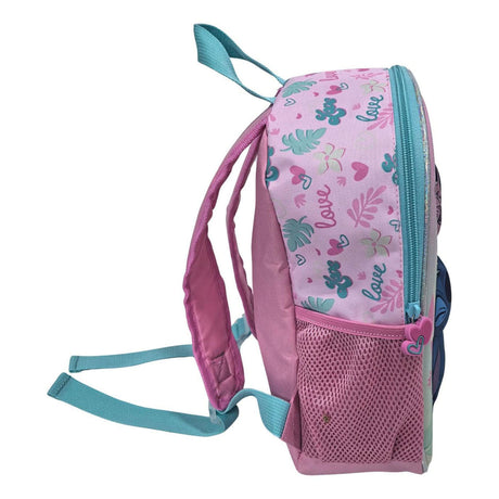 Mochila 3d Disney Stitch Love - 32x12x26cm