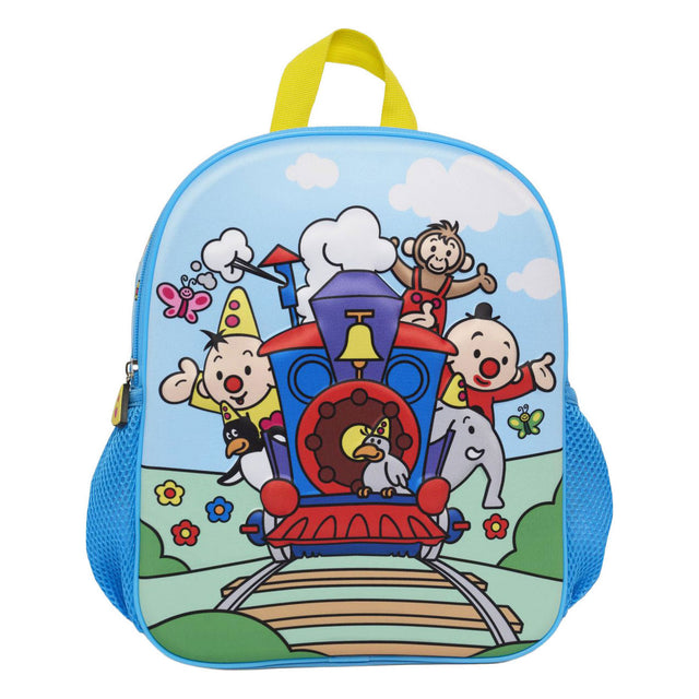 Mochila 3D Studio 100 bumba train con bolsillos laterales
