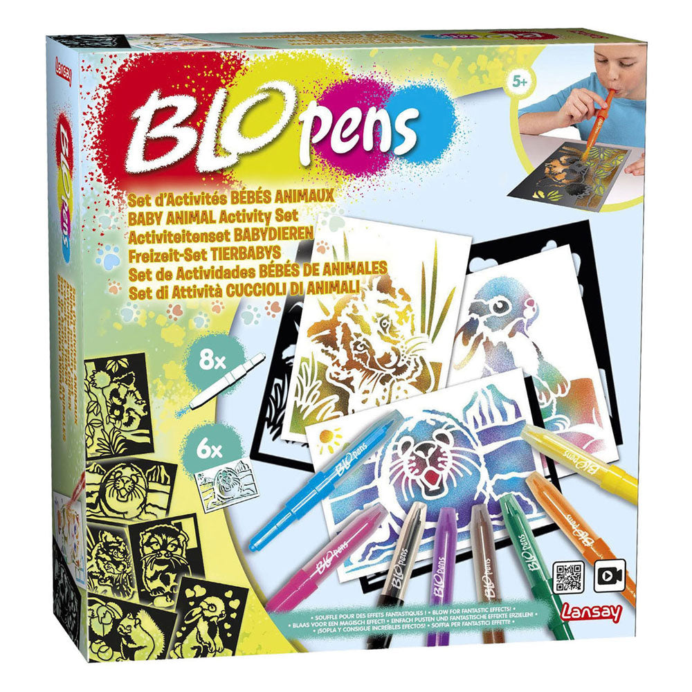 Blopens set de manualidades animalitos con 8 bolígrafos
