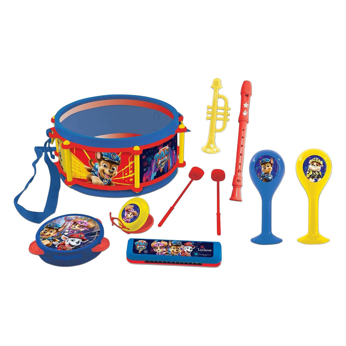 Set de música Paw Patrol - 7 piezas.