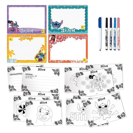 Disney stitch tekenschool met geparfumeerde markers