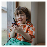 Walkie talkies kidywolf kidytalk azul rojo