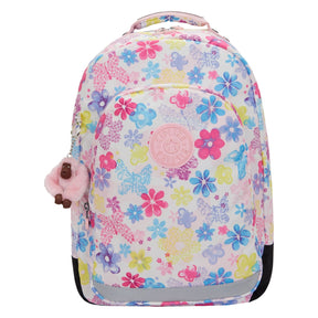 Mochila para aula Kipling - sello de flores