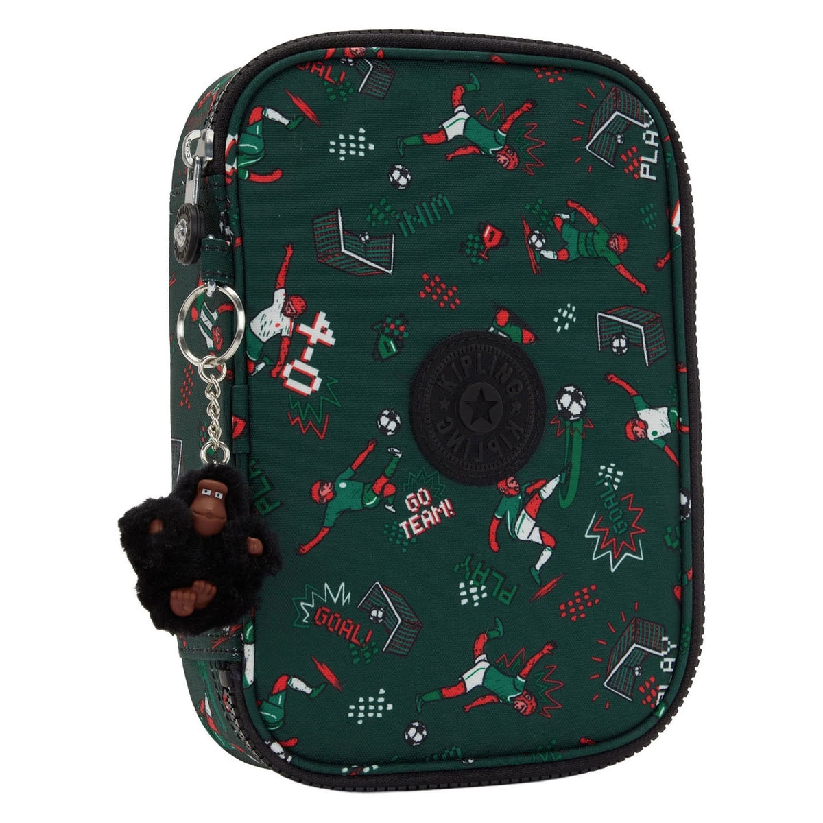 Estuche Kipling 100 - estampado de fútbol