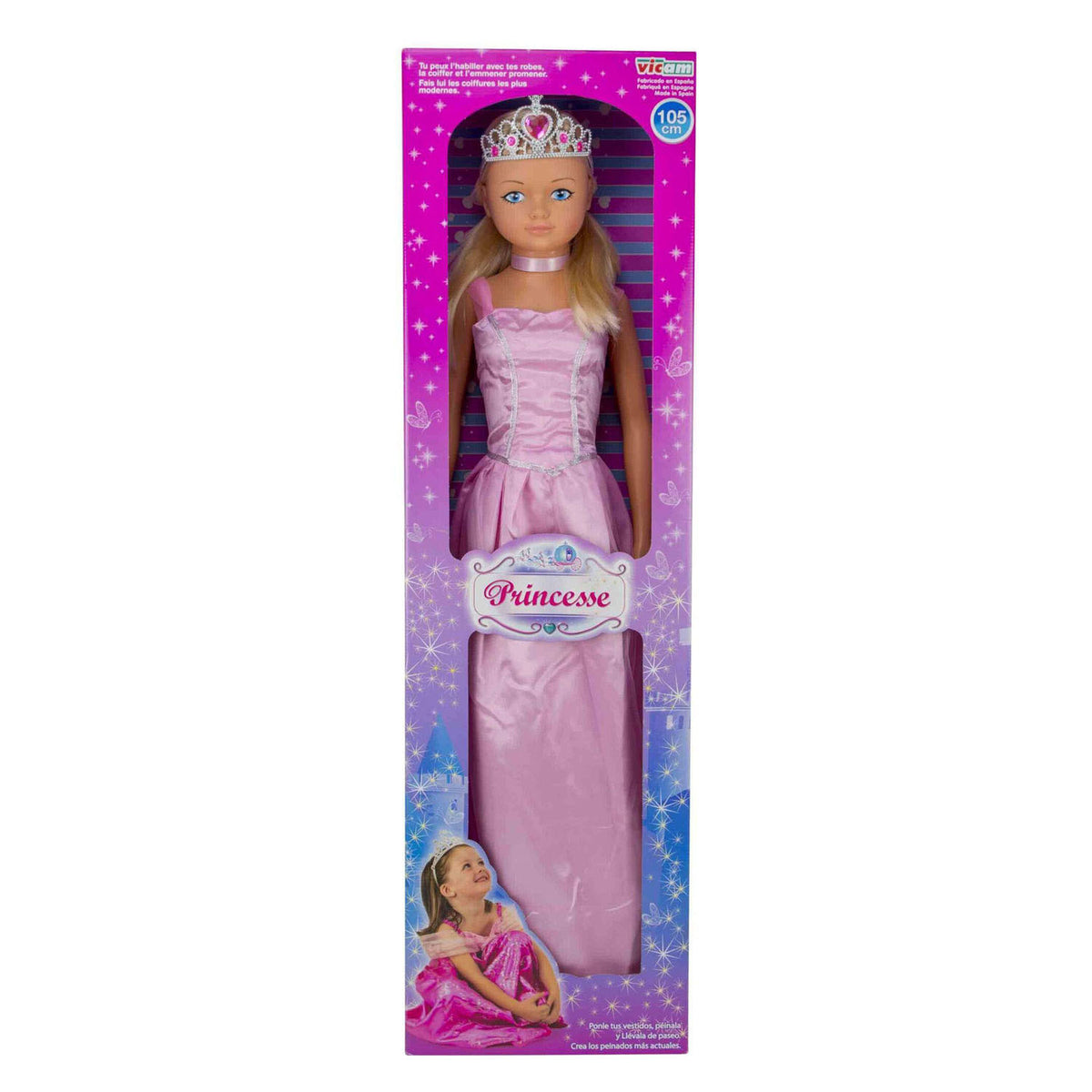 Muñeca princesa XL 105 cm