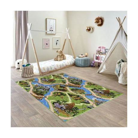 Alfombra de juego Dino World - 140x200cm