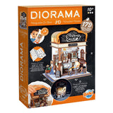 Kit de construcción de madera diorama panadería - 179 piezas.