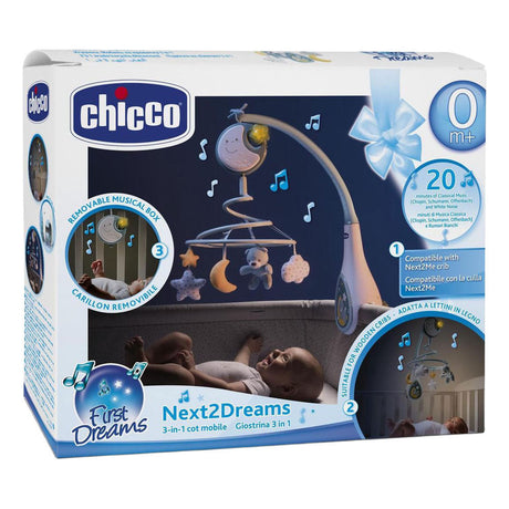 Next2dreams Móvil musical 3 en 1 - azul