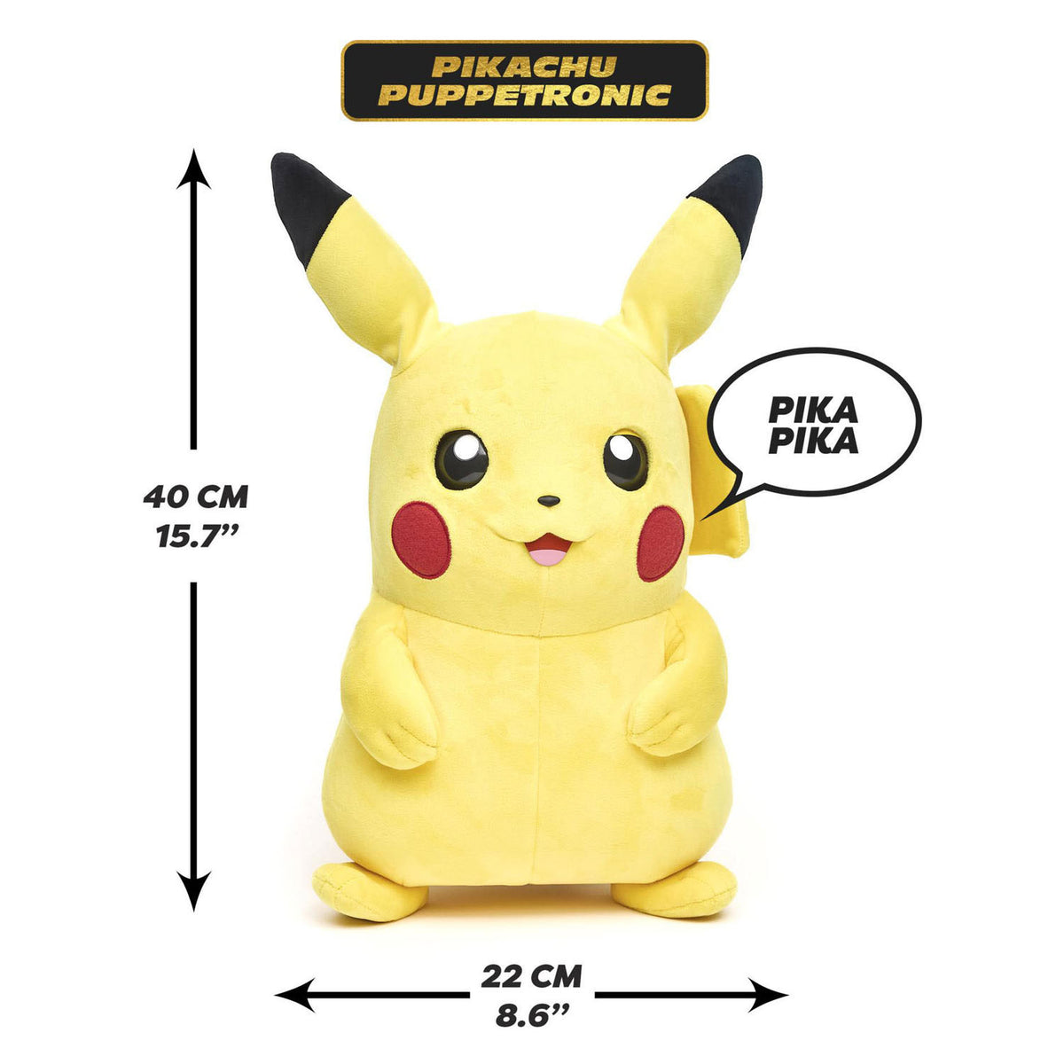 Peluche interactivo real fx pikachu