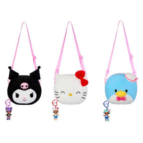 Ty lol sorpresa ama el peluche grande reversible de hello kit friends