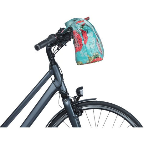 Bolso de bicicleta de campo de Basil Bloom: duradero, impermeable, azul