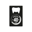 Abrebotellas de metal Paperdreams - 40 años