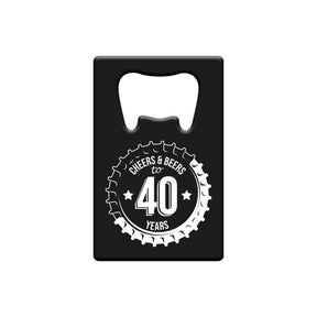 Abrebotellas de metal Paperdreams - 40 años