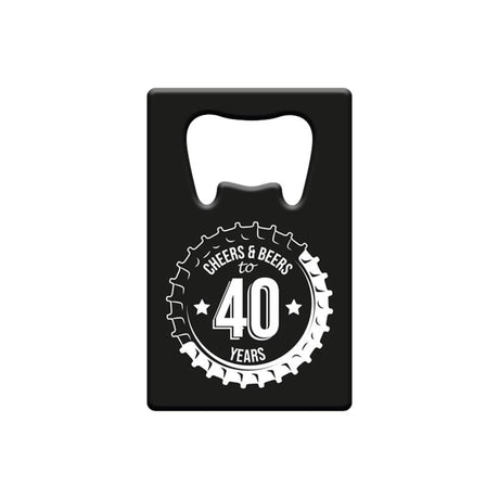 Abrebotellas de metal Paperdreams - 40 años