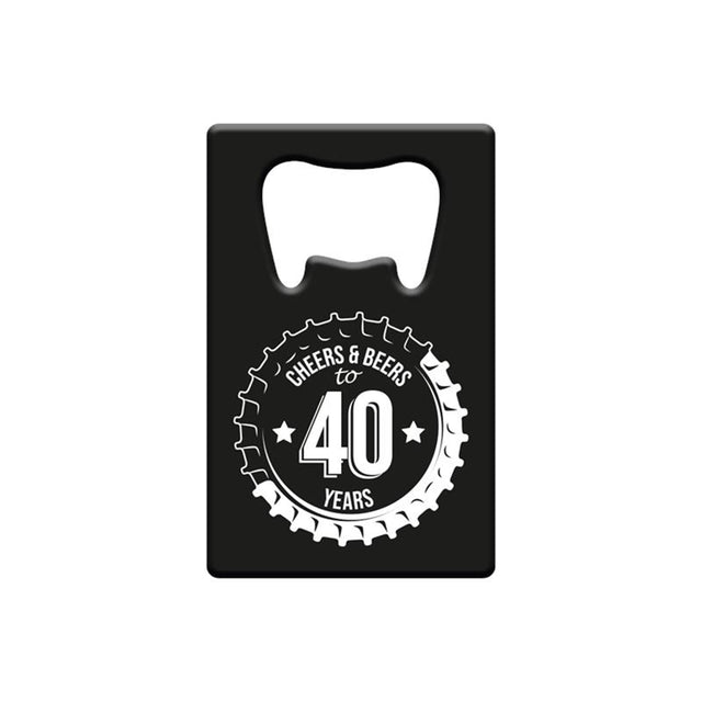 Abrebotellas de metal Paperdreams - 40 años