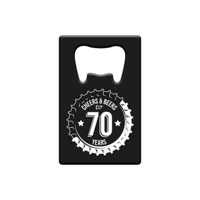 Abrebotellas de metal Paperdreams - 70 años