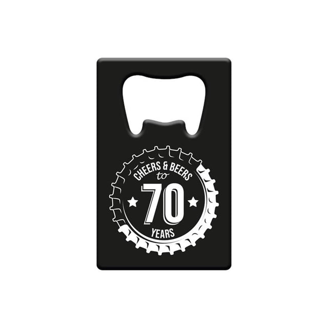 Abrebotellas de metal Paperdreams - 70 años