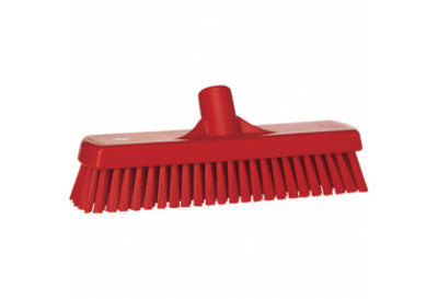 Fregadora de suelos Vikan dura roja (30 cm)