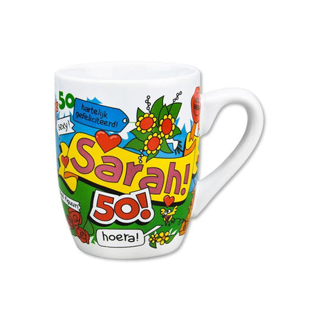 Taza Paperdreams sarah no. 11 taza de dibujos animados sarah no. 11