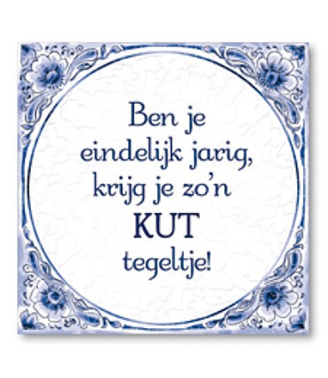 Azulejo de Paperdreams delft azul - azulejo de mierda