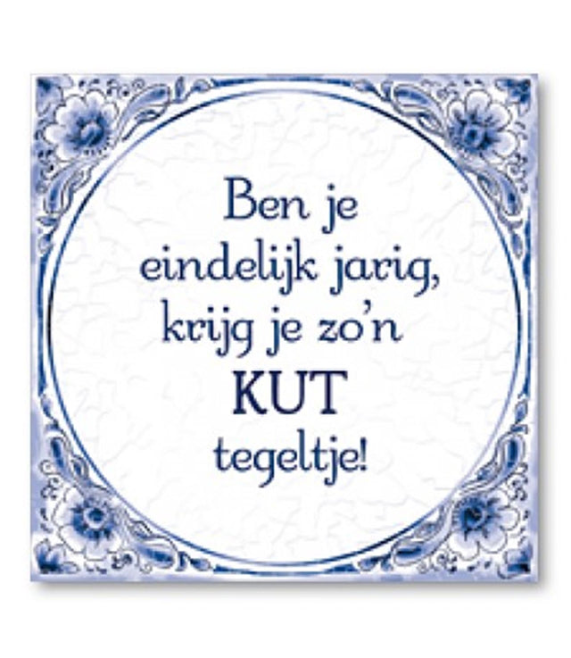Azulejo de Paperdreams delft azul - azulejo de mierda