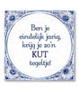 Azulejo de Paperdreams delft azul - azulejo de mierda